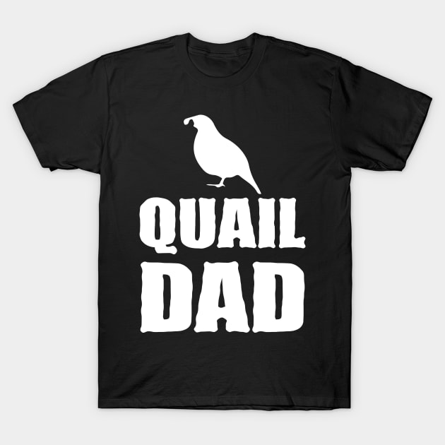 Quail Dad T-Shirt by Lakeside Quail